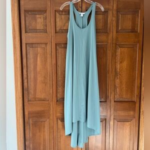 Athleta High Low Sleeveless Dress in Teal